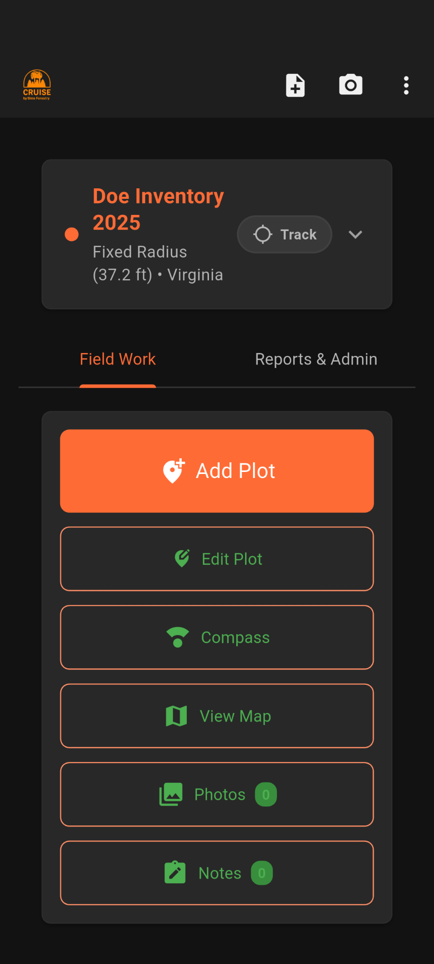 Field Work Interface